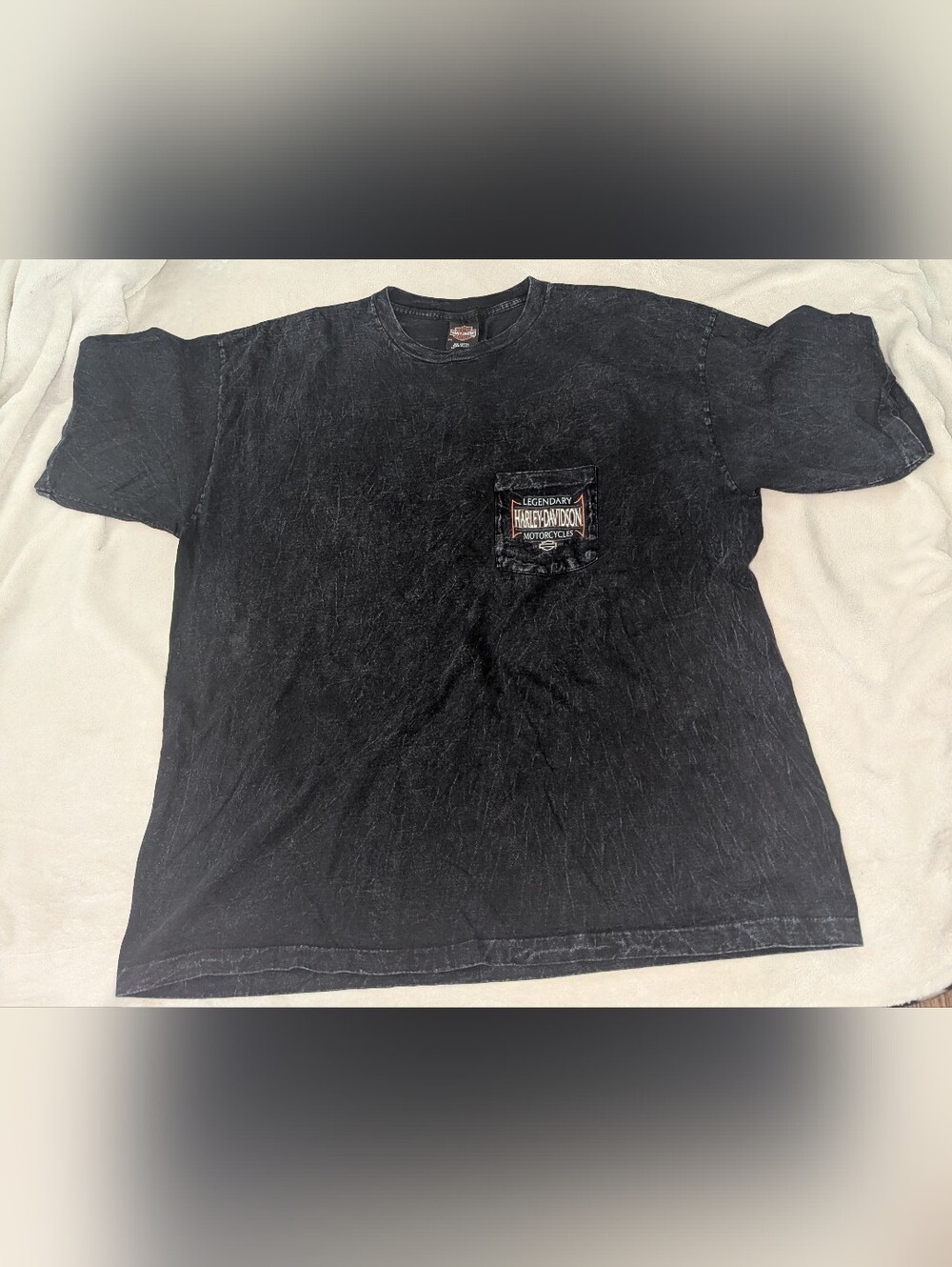 Vintage 90s Harley Davidson 2XL T-shirt Single Stitch Denver Colorado